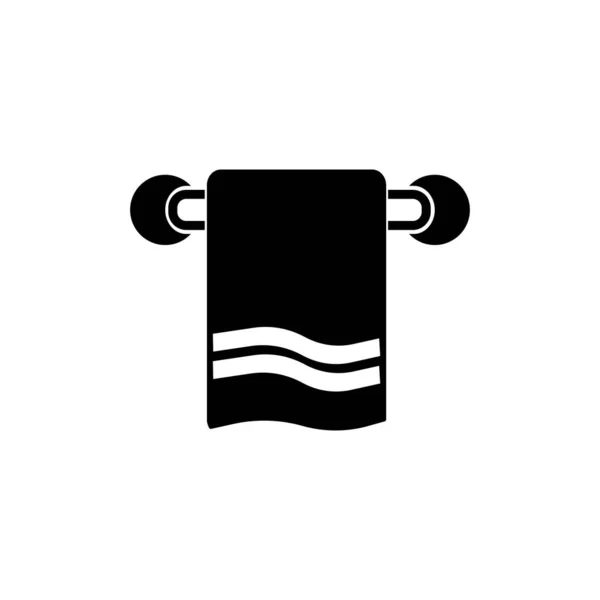 Toalha Ícone Vetor Ilustração Logotipo Design — Vetor de Stock