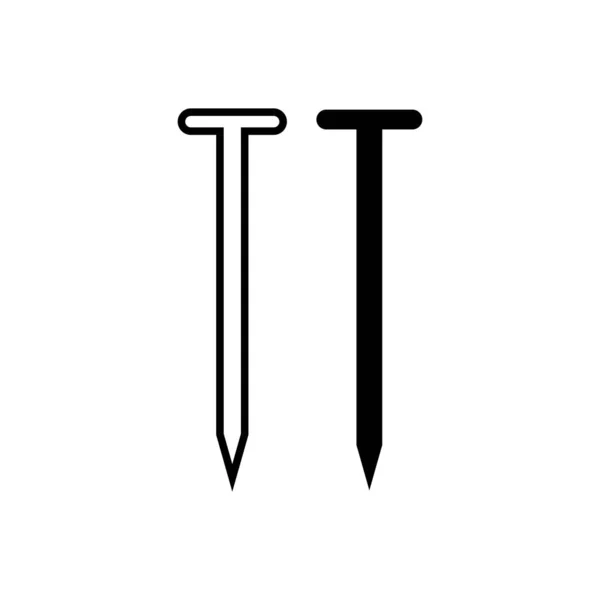 Дизайн Символів Нігтів Векторні Ілюстрації — стоковий вектор