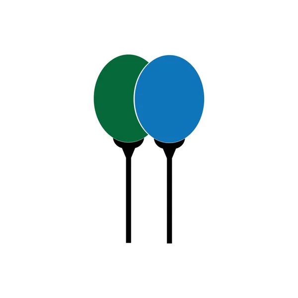 Icône Ballon Vecteur Illustration Logo Design — Image vectorielle