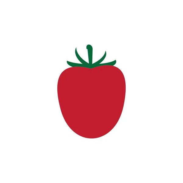 Icône Tomate Vecteur Illustration Logo Design — Image vectorielle