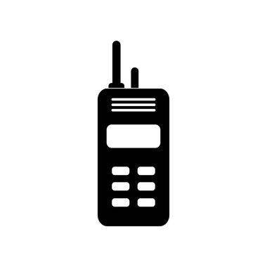walkie talkie icon vector illustration logo design