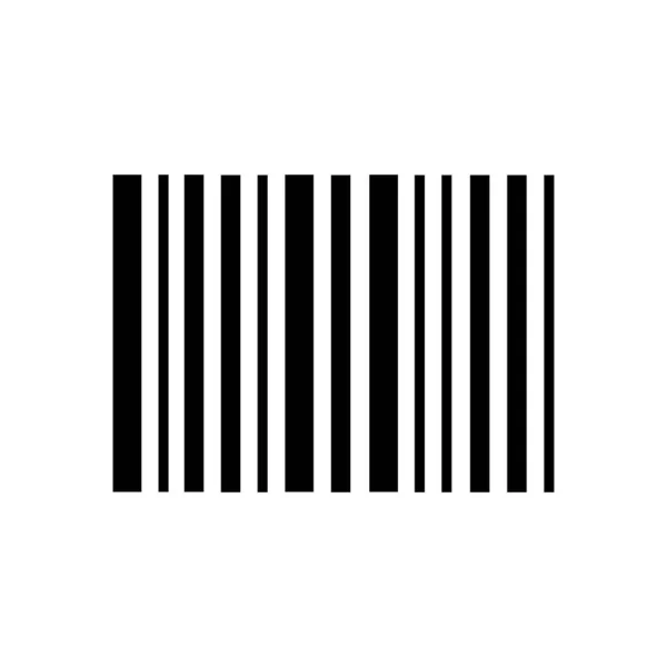 Barcode Icon Design Vektor Vorlage Illustration — Stockvektor