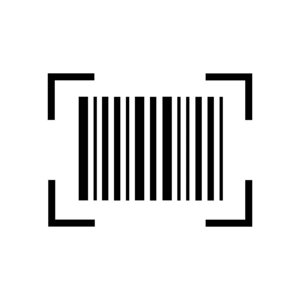 Barcode Icon Design Vektor Vorlage Illustration — Stockvektor