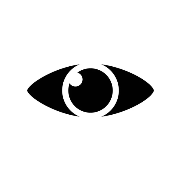 Eye Vector Icon Illustration Template Logo Design — Διανυσματικό Αρχείο
