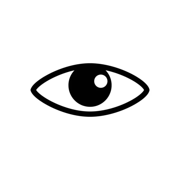 Eye Vector Icon Illustration Template Logo Design — Vettoriale Stock