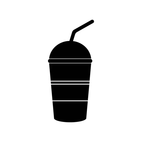 Coffee Cup Icon Vector Illustration Logo Design - Stok Vektor