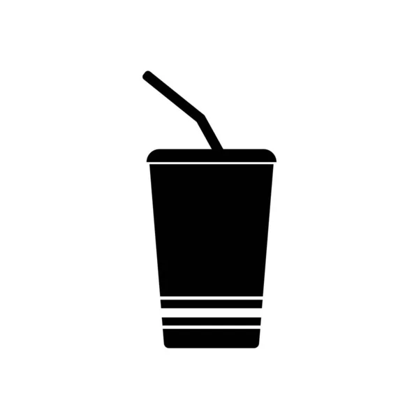 Ícone Xícara Café Desenho Logotipo Ilustração Vetorial — Vetor de Stock