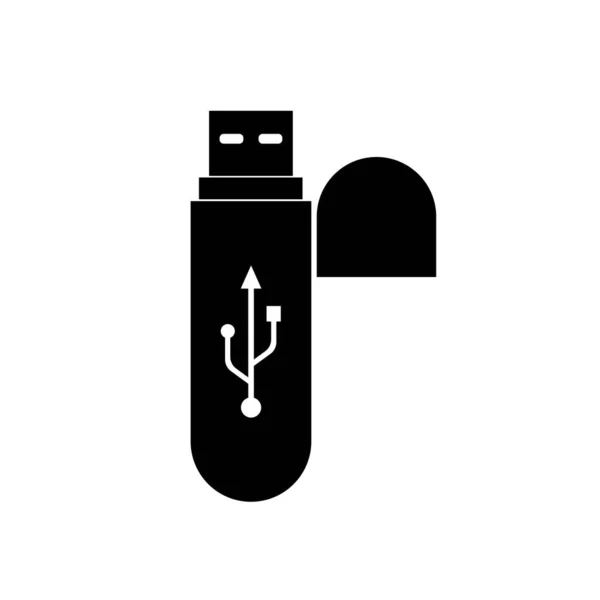 Usb Data Transfer Logo Vector Illustration Symbol Design — Stockový vektor