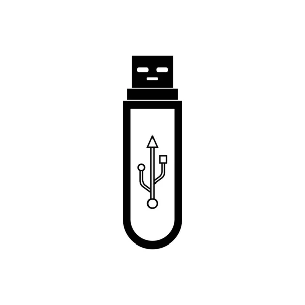 Usb Data Transfer Logo Vector Illustration Symbol Design — Stockový vektor