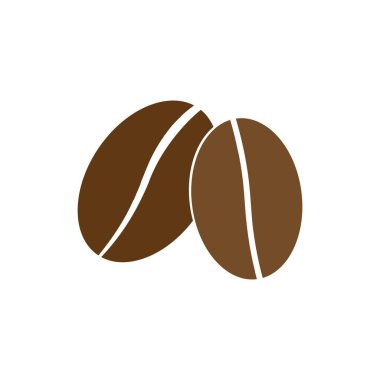 kahve çekirdeği ikonu vektör çizim sembolü tasarımı