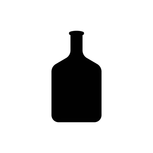 Garrafa Cerveja Ícone Vetor Ilustração Logotipo Design —  Vetores de Stock