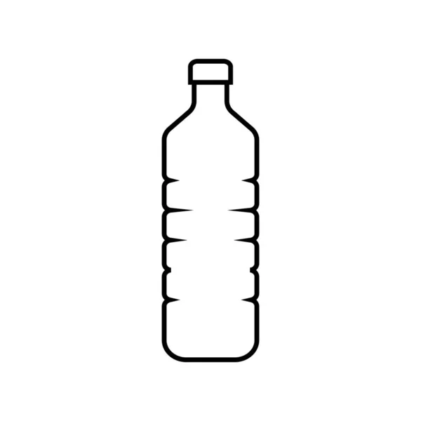 Векторная Иллюстрация Логотипа Пластиковой Бутылки — стоковый вектор