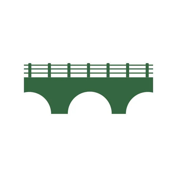 Icona Semplice Del Ponte Progettazione Vettoriale — Vettoriale Stock