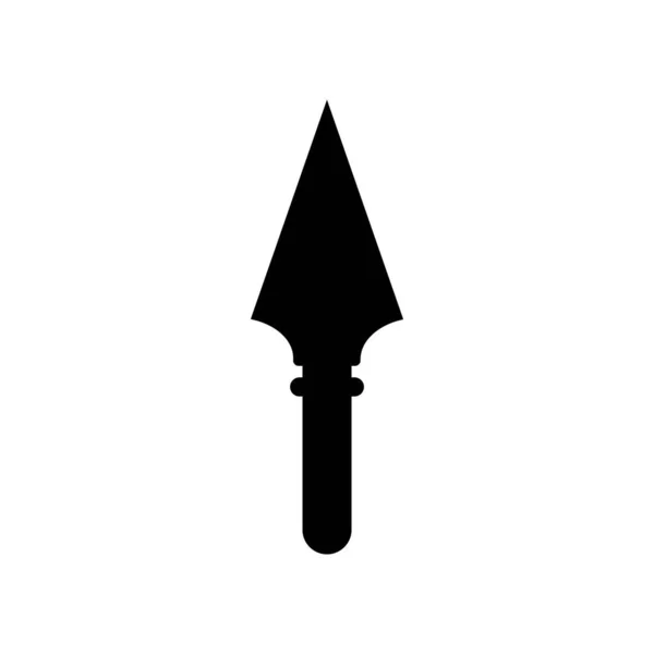 Spear Ikon Vektor Gambar Desain Simbol - Stok Vektor