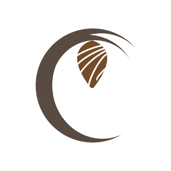 Дизайн Логотипа Векторной Иллюстрации Иконок Кокона — стоковый вектор