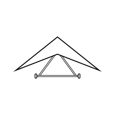  hang süzülme ikonu vektör çizim sembolü tasarımı