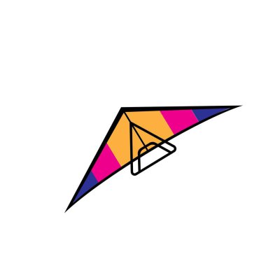  hang süzülme ikonu vektör çizim sembolü tasarımı