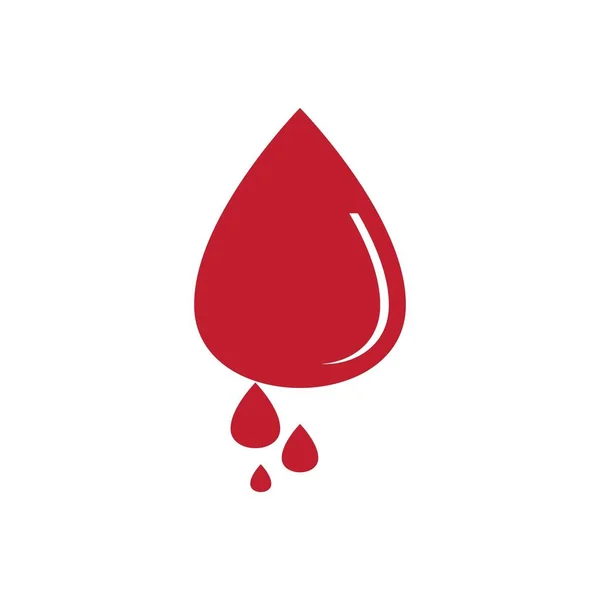 Blod Ikon Vektor Illustration Symbol Design — Stock vektor