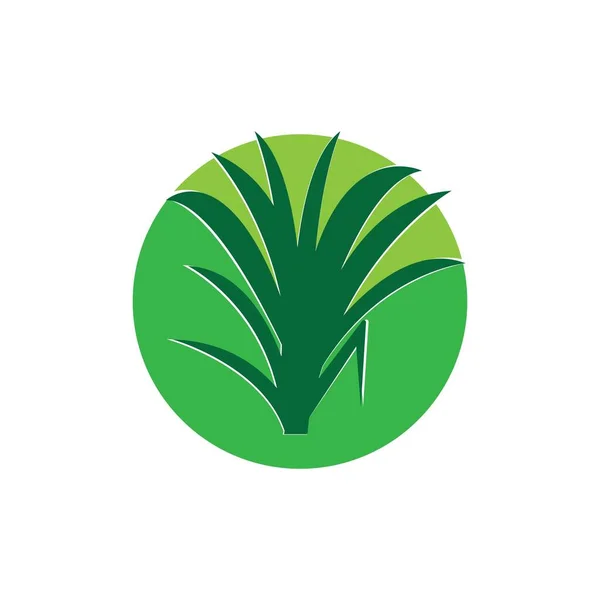 草のアイコンベクトル図記号デザイン — ストックベクタ