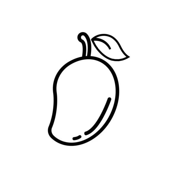 Mangue Icône Vectoriel Illustration Symbole Conception — Image vectorielle