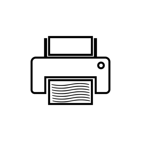Icono Impresora Vector Ilustración Símbolo Diseño — Vector de stock