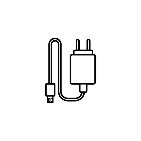 Дизайн Векторной Иллюстрации Значка Зарядного Устройства — стоковый вектор
