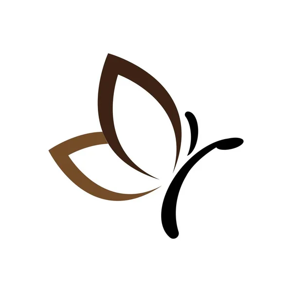 Butterfly Icon Vector Illustration Logo Design — стоковый вектор