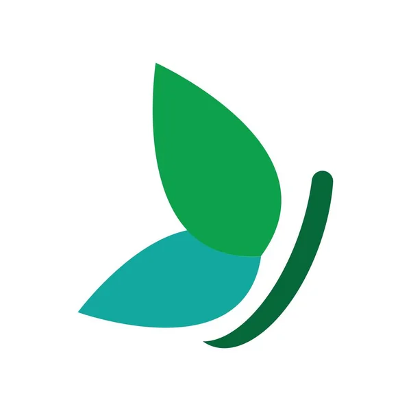 Butterfly Icon Vector Illustration Logo Design — Vetor de Stock