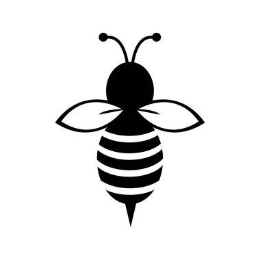 Arı simgesi vektör illüstrasyon tasarımı