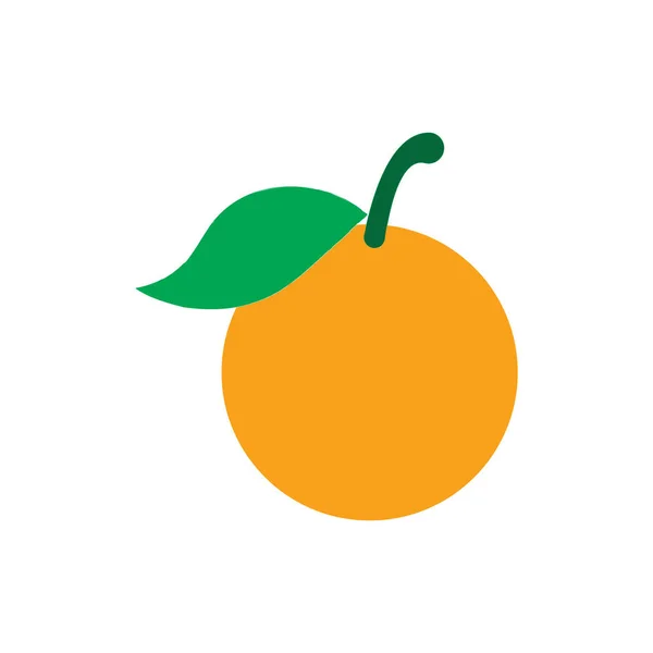Icône Orange Vecteur Illustration Symbole Conception — Image vectorielle