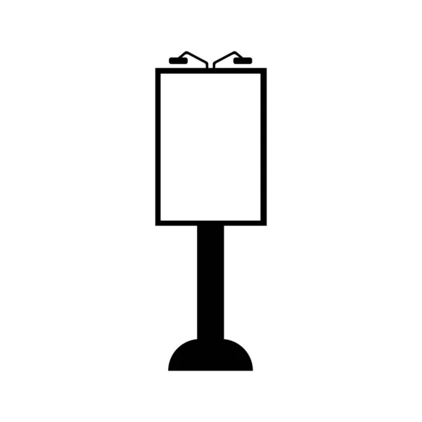 Дизайн Символа Вектора Иконки Рекламного Щита — стоковый вектор