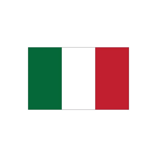 イタリアの国旗アイコンベクトルイラストデザイン — ストックベクタ