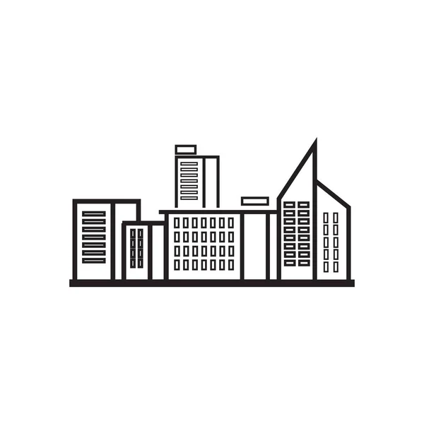 Modern Urban Icon Vector Illustration Logo Design — Stock Vector