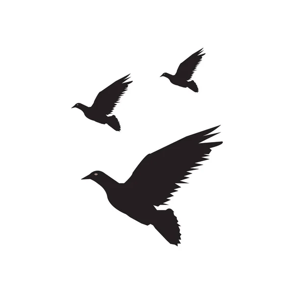 Dove Icon Vector Illustration Symbol Design — Stock Vector