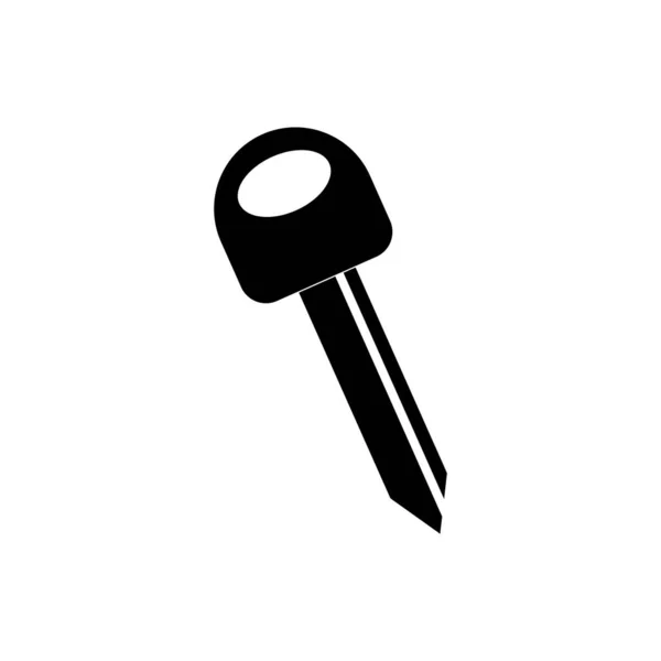 Autoschlüssel Symbol Vektor Abbildung Einfaches Design — Stockvektor