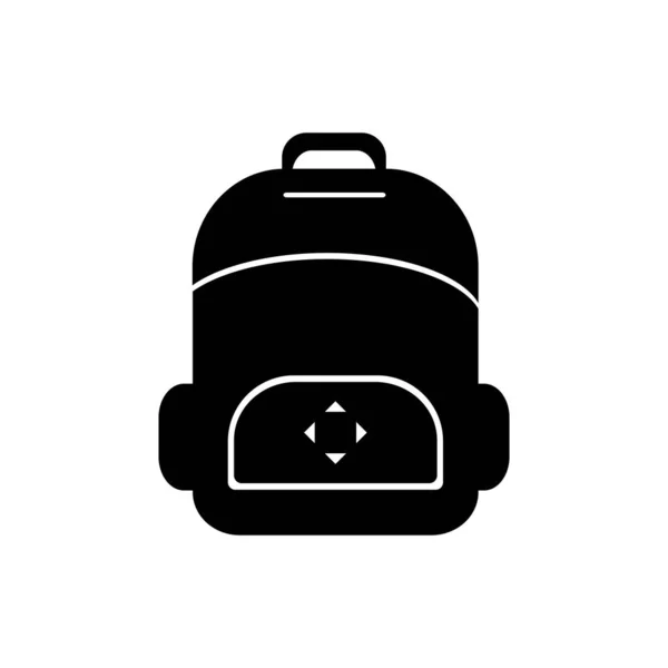 Bagpack Resa Ikon Logotyp Design Illustration — Stock vektor