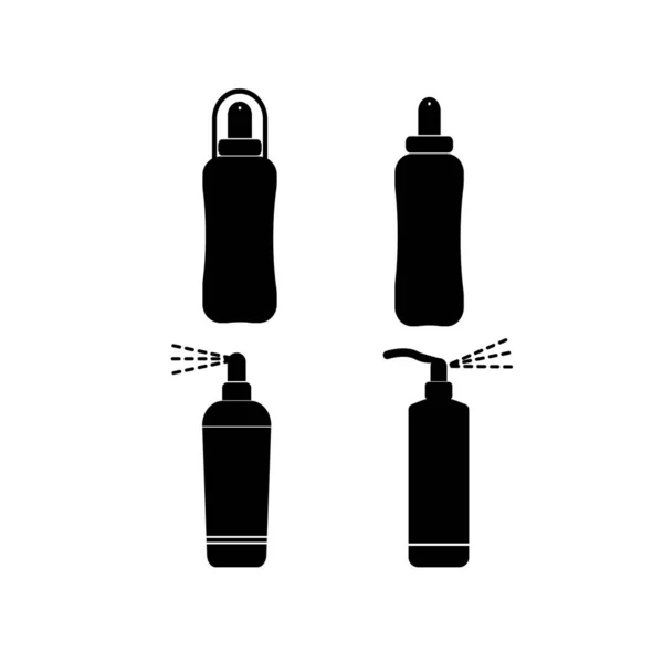 Ícone Garrafa Spray Design Ilustração Simples Vetorial — Vetor de Stock