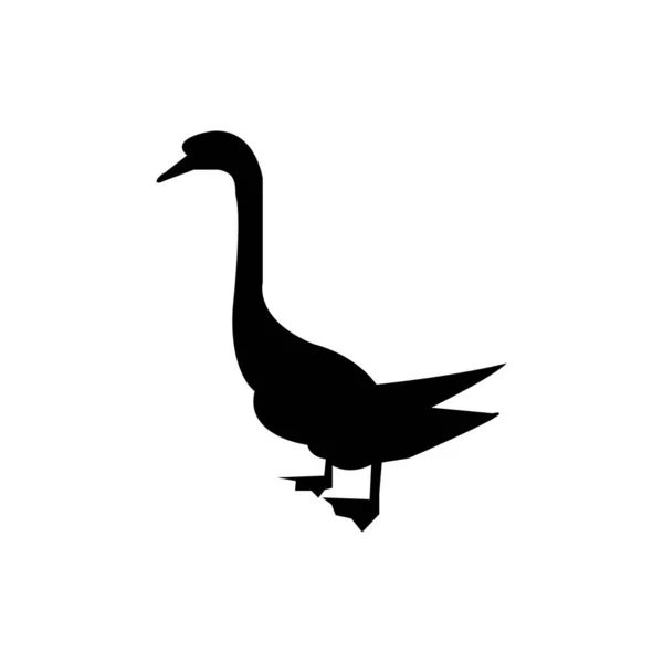 Ente Symbol Vektor Illustration Einfaches Design — Stockvektor