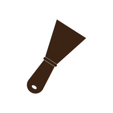 Kazıyıcı Simge Vektörü, Spatula Moda Tasarımı illüstrasyonu