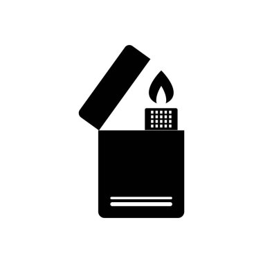 Gaz Işığı simgesi vektör illüstrasyon tasarımı