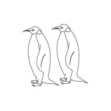 penguin icon vector illustration simple design