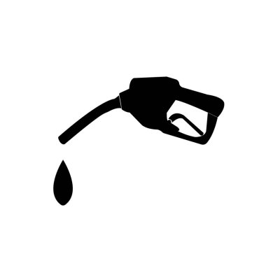 gas station nozzle icon vector illustration logo design