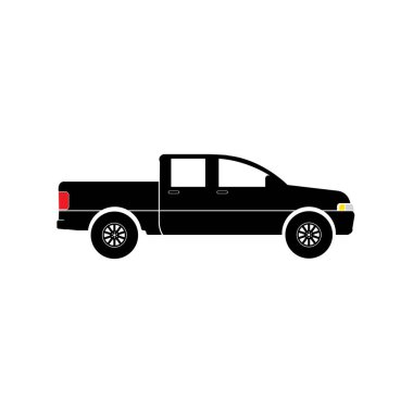 pickup truck icon vector illustration symbol design