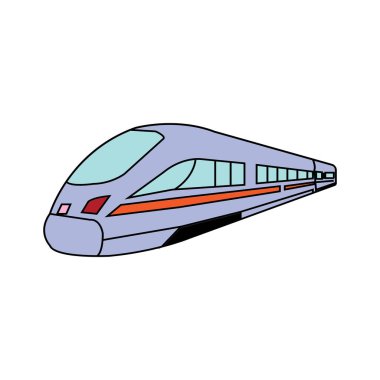 fast train icon vector illustration symbol design