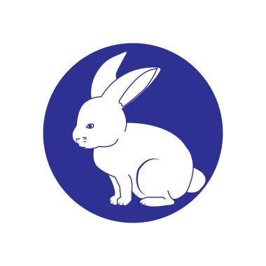 rabbit icon vector illustration symbol design