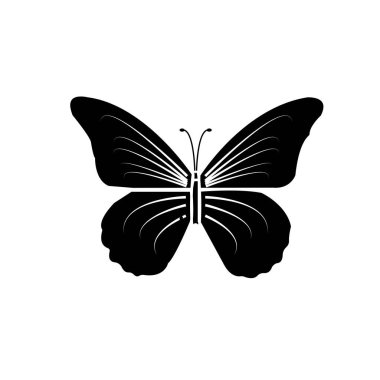 butterfly icon vector illustration symbol design