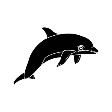 dolphin icon vector illustration simple design