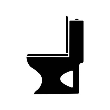 toilet seat icon vector illustration simple design