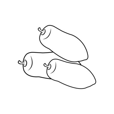 papaya icon vector illustration symbol design