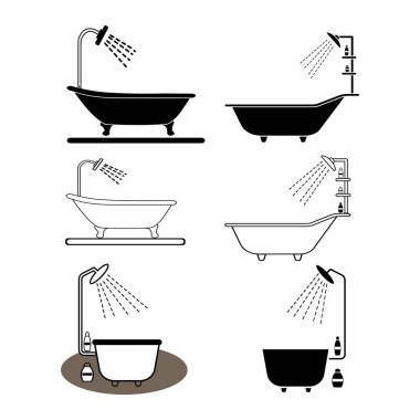 bathroom icon vector illustration simple design